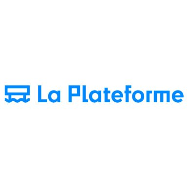 Logo de La Plateforme, association soutenue par la Fondation Cetelem pour la transmission de compétences numériques