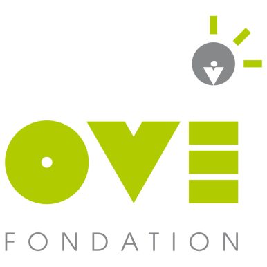 Logo OVE Fondation, association soutenue par La Fondation Cetelem pour le partage numérique et la transmission de compétences numériques