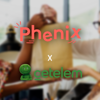 Visuel pour le partenariat entre Cetelem Portugal et Phenix