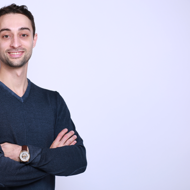 Photo portrait de Benjamin Peri, fondateur de Pyxo