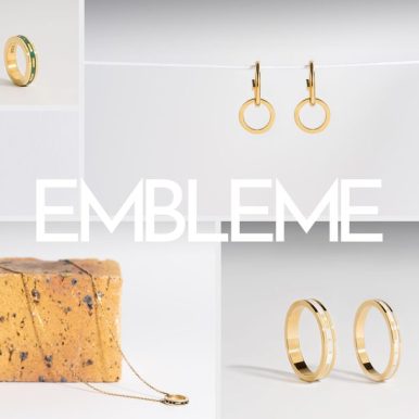 Photo de mise en avant de la marque de joaillerie circulaire Emblème