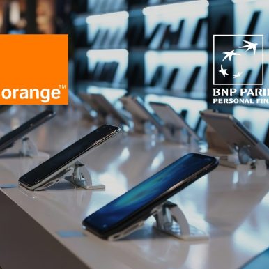 Bannière d'illustration pour le nouveau partenariat entre BNP Paribas Personal Finance et Orange